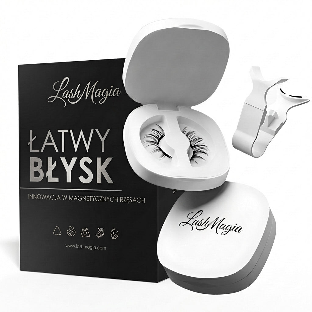 Rzęsy magnetyczne wielokrotnego użytku | Aplikacja bez kleju